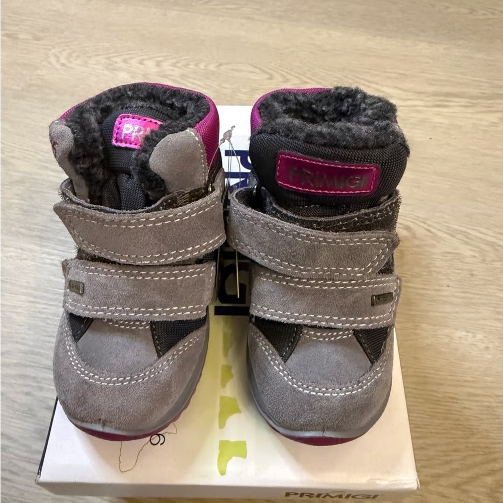 Primigi Gray and Pink Gortex Boots